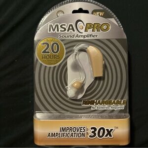 MSA PRO Sound Amplifier - Black and Gold